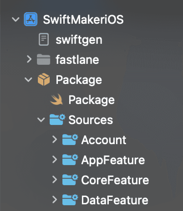 Xcode with many apps